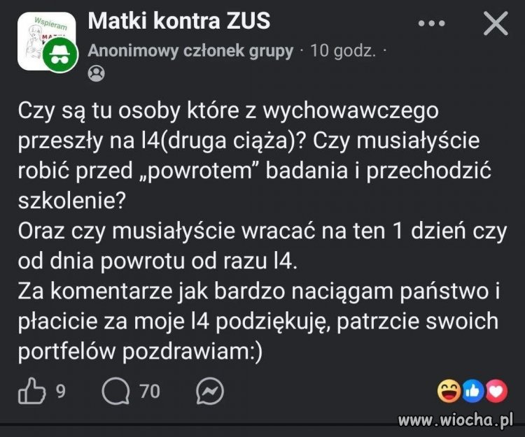 Patrzcie swoich portfelów 