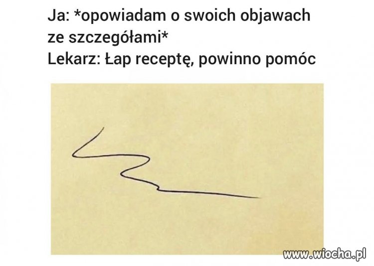 Co to jest? Podpis? Recepta?