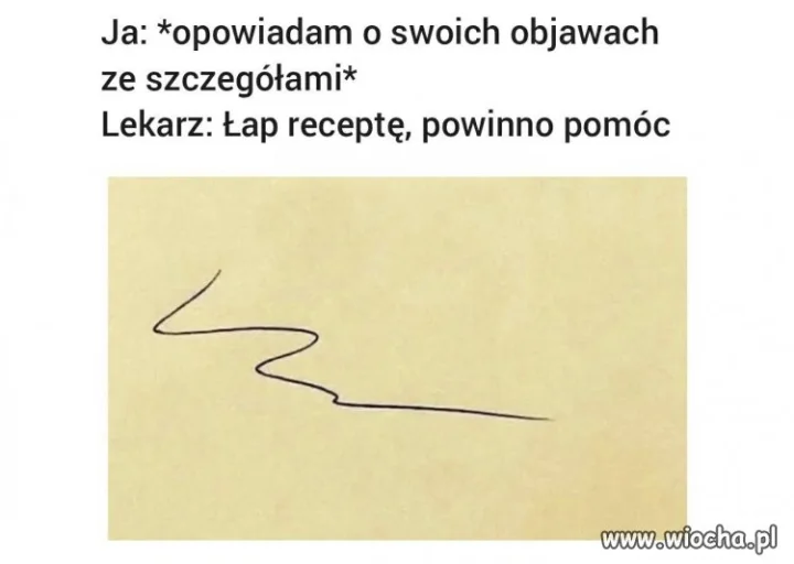 Co to jest? Podpis? Recepta?