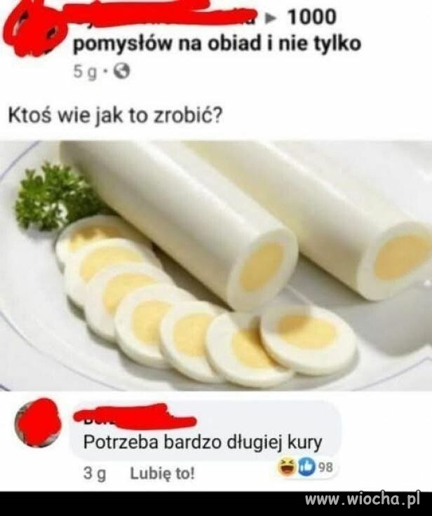 Potrzeba bardzo długiej kury