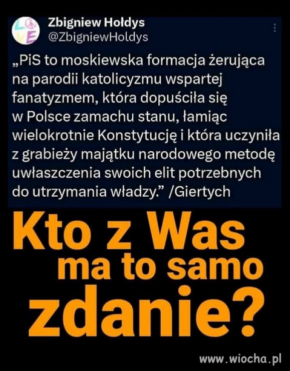 W samo sedno! Kto z Was uważa tak samo?