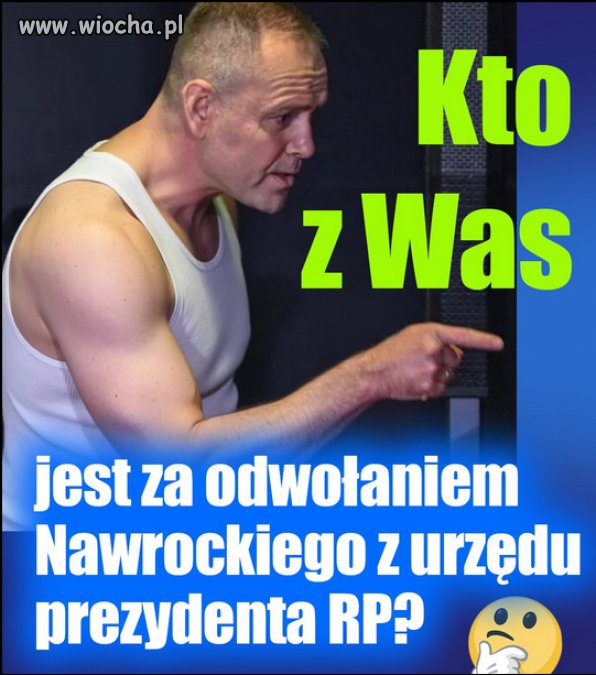 Pytanie na koniec tygodnia. Każdy myślący człowiek👍