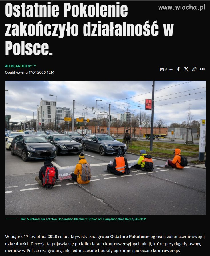 Ostatnie Pokolenie - Faktycznie byli ostatni.