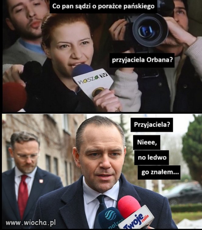 Zaczyna się wypieranie. "Orban? Nie znam człowieka!"