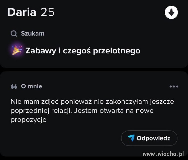 Jestem otwarta na nowe propozycje