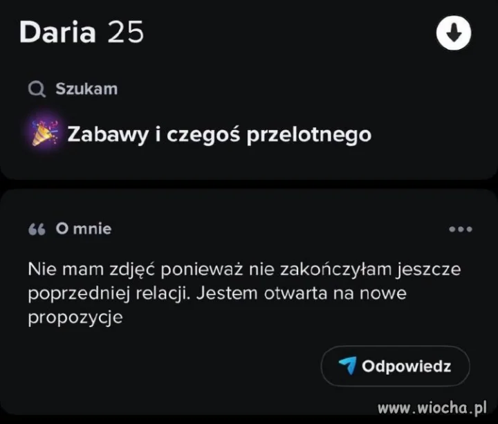 Jestem otwarta na nowe propozycje