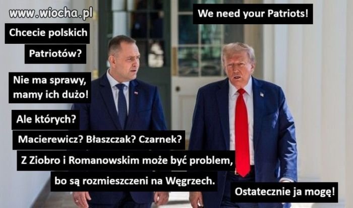 A zabieraj se tych patriotów 