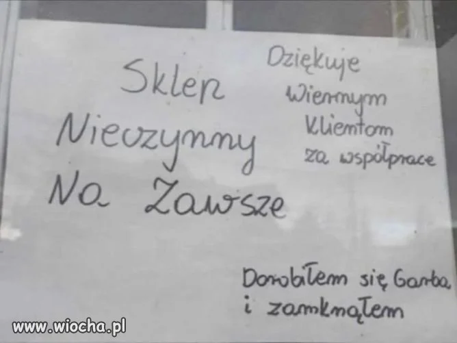 Niestety w tym kraju się nie da 