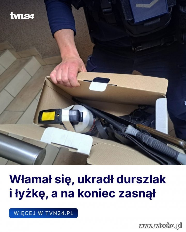 Czy zasnął w durszlaku?