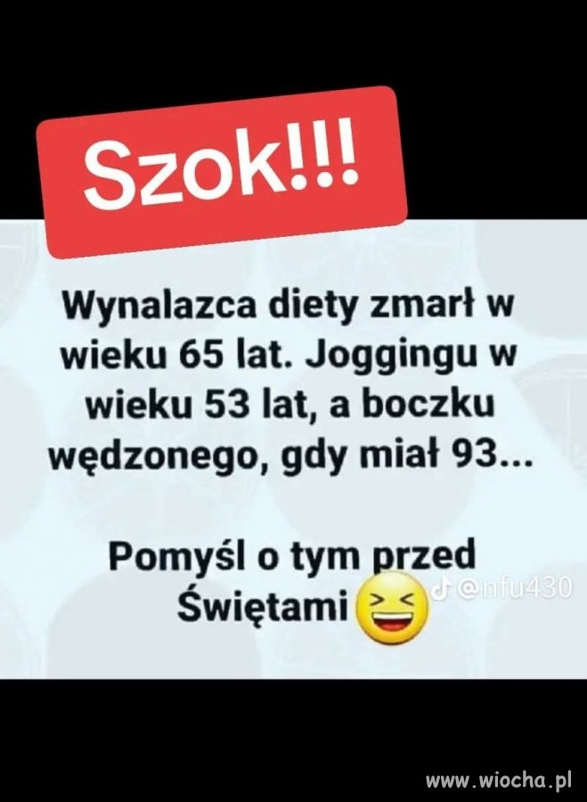 Wynalazca diety zmarł w wieku 65 lat
