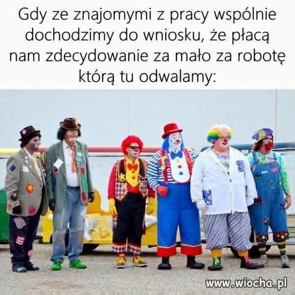 Za małe zarobki