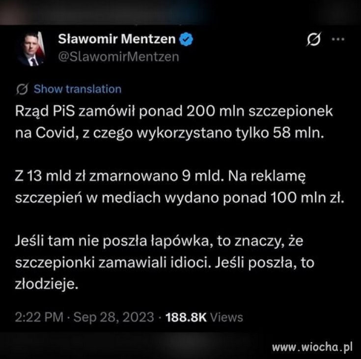I to i to pasuje do poprzedniej rządzącej ekipy