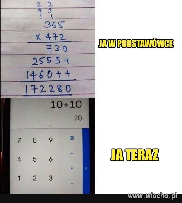 Bez kalkulatora ani rusz