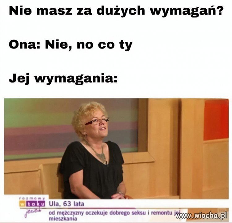 Nie, no co ty