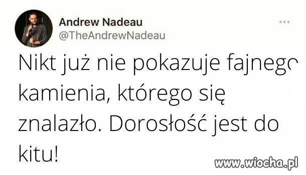Ehh co ta dorosłość robi z ludźmi