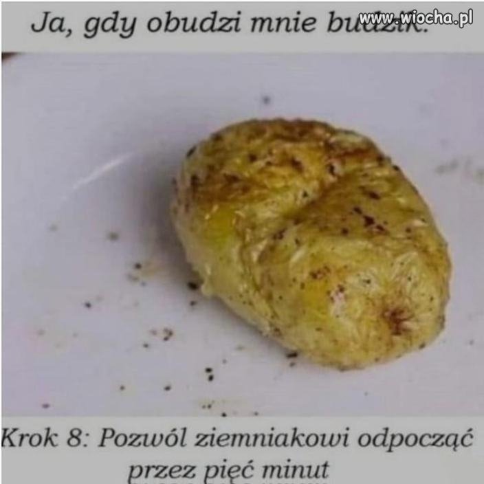 Ja gdy obudzi mnie budzik