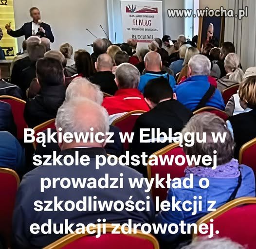 Wykład prof. Bąkiewicza.