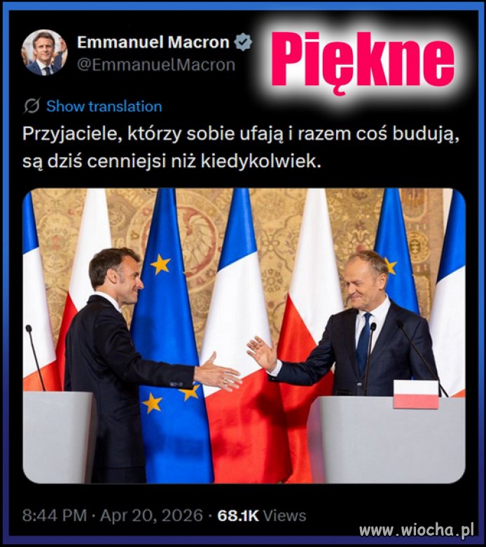 Najsilniejsze relacje miedzy Francją a Polską od lat.