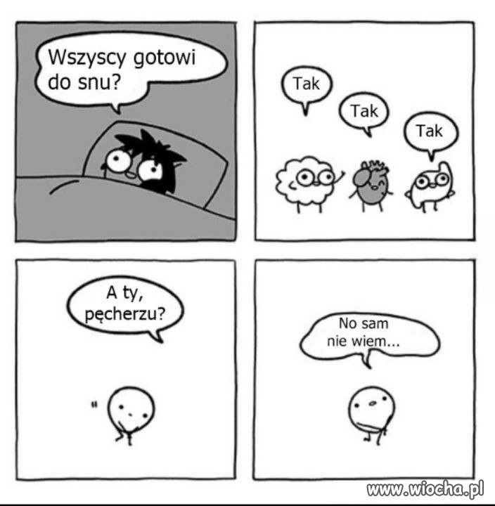 Zawsze ten głupi pęcherz
