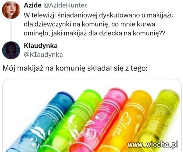 Komunie... sąsiad wysłał dzieci to ja tez muszę...