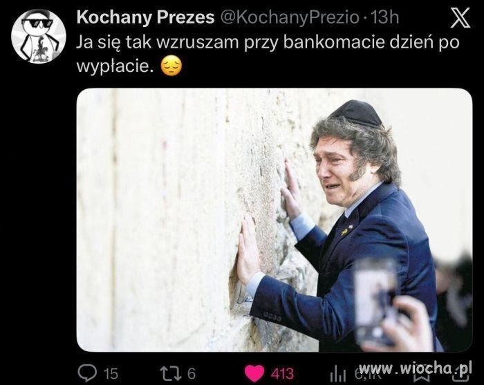 Ja się wzruszam w dzień wypłaty