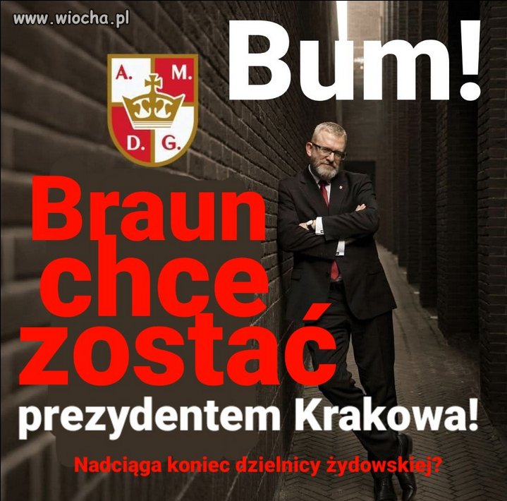 Nie daj Boże. Chroń od tej zarazy mieszkańców Krakowa.