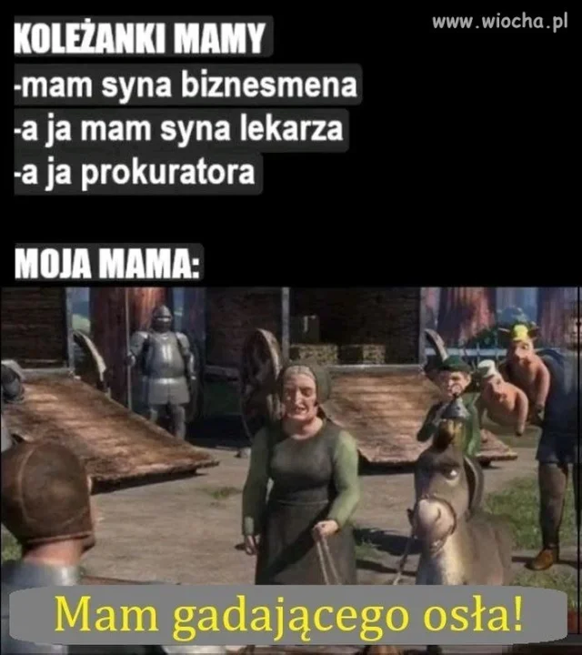 Przynajmniej ma gadane