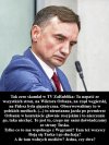 Nie grzeszy inteligencją, ale żeby tak bredzić?