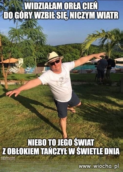 Robert Makłowicz widział orła cień