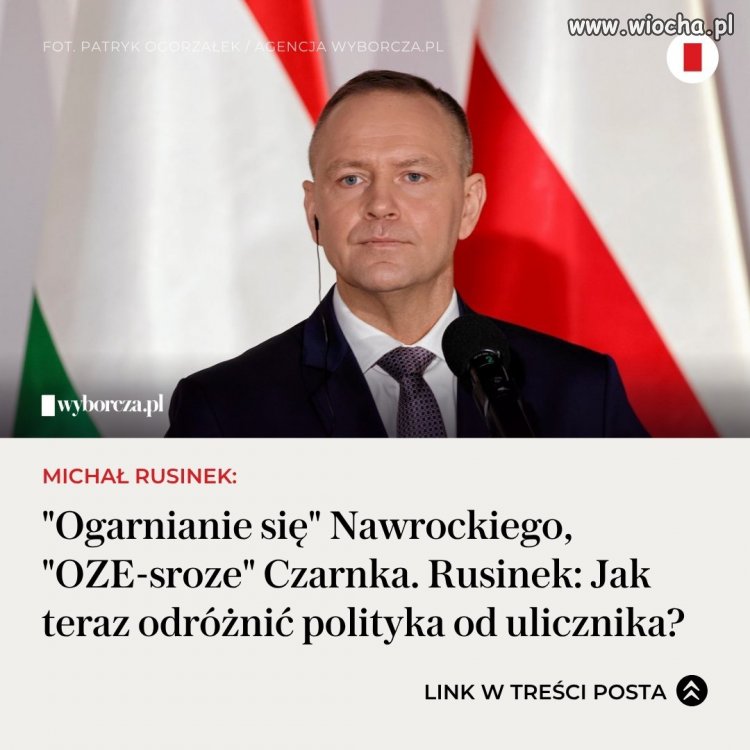 No jak odróżnić polityka od ulicznika?