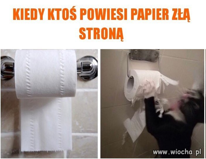 I zaraz pół rolki zmarnowane