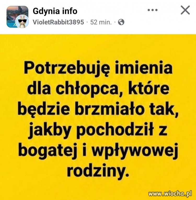 Jakieś imię dla chłopca, które brzmi, jakby był bogaty
