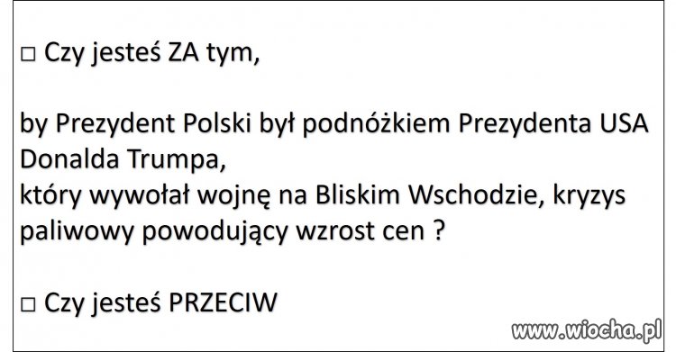 Mój typ na pytanie referendalne