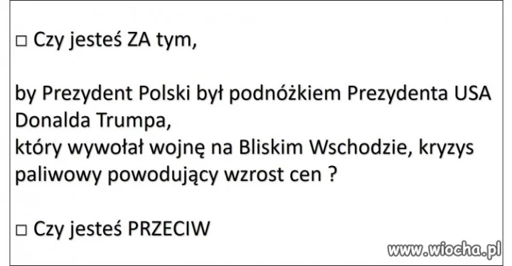 Mój typ na pytanie referendalne