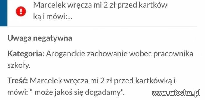 To nie jest aroganckie zachowanie