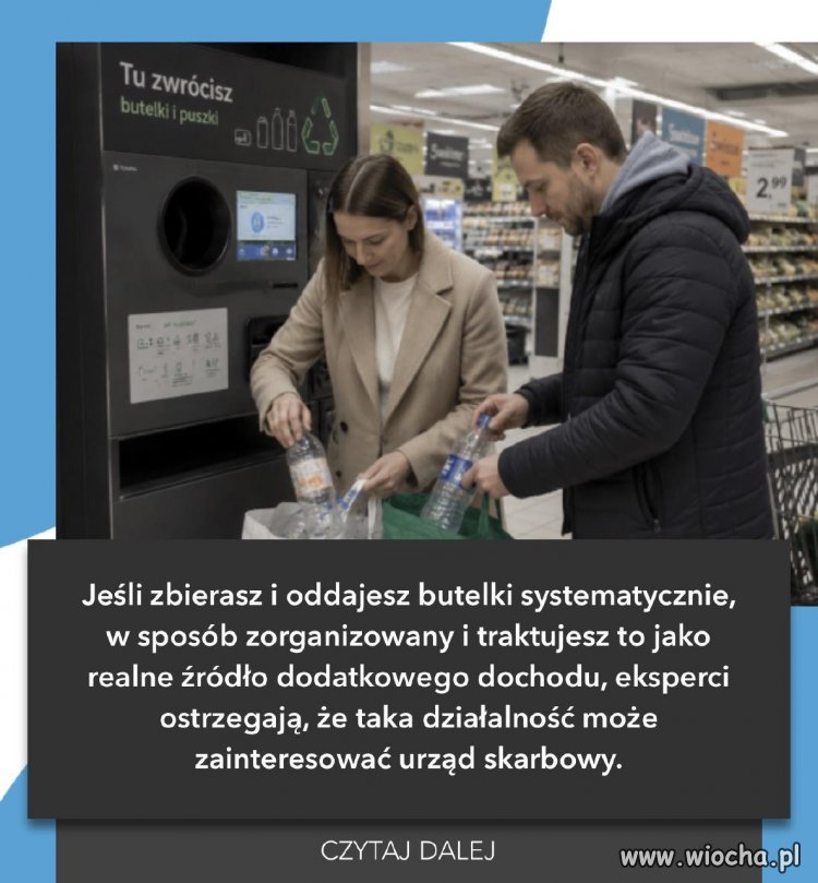 Uwaga na zarobek z kaucjowanych butelek