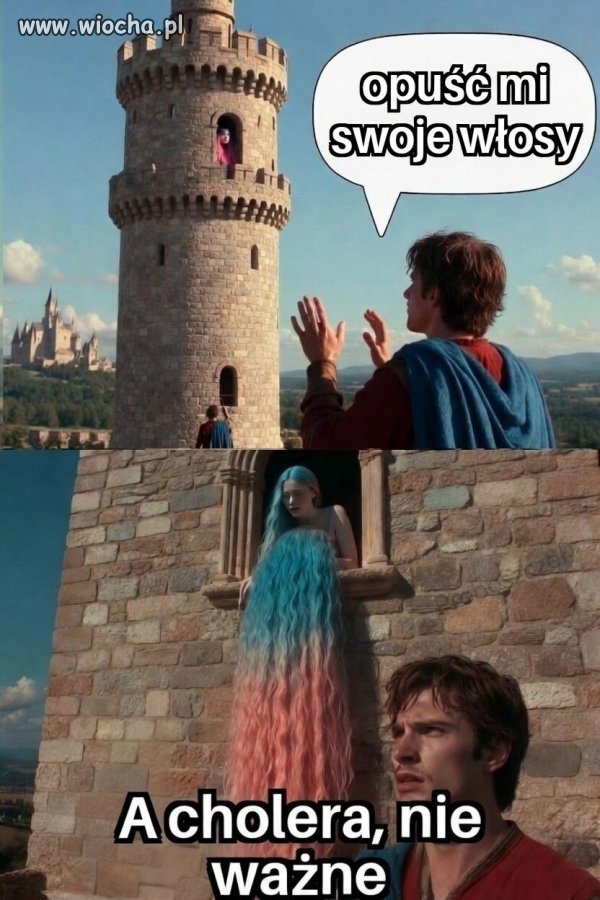 Opuść mi swoje włosy