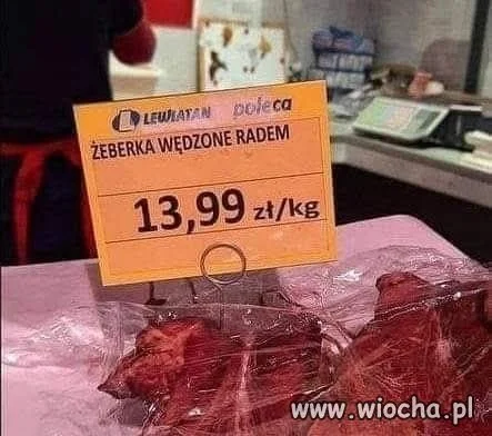 Żeberka wędzone radem