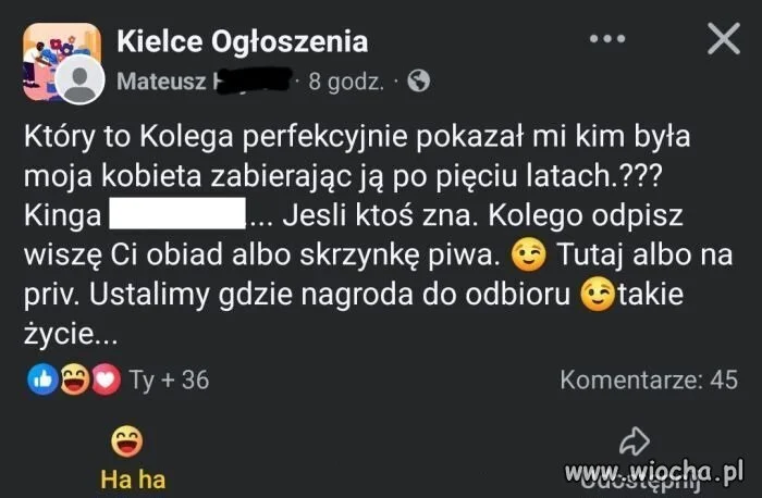 Krótkie ogłoszenie 