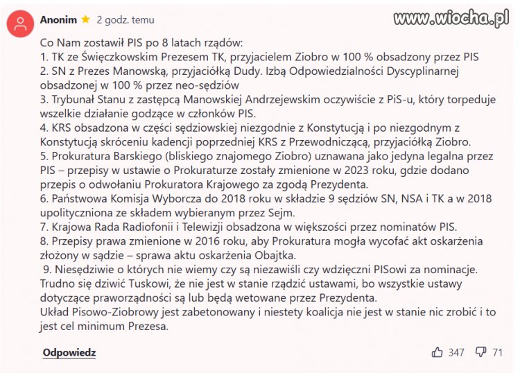 Zabetonowany układ Pisowo-Ziobrowy