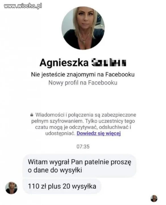 Witam wygrał Pan patelnie