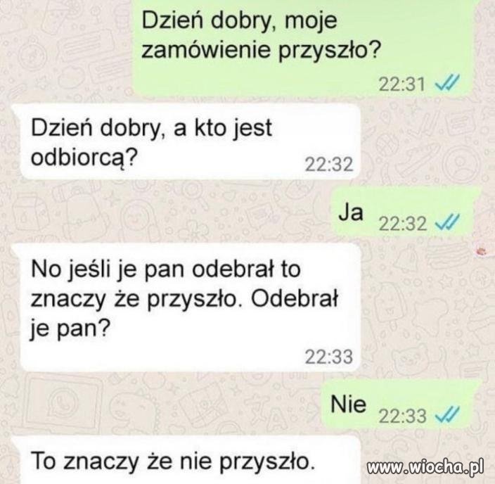 Kto jest odbiorcą paczki? Ja