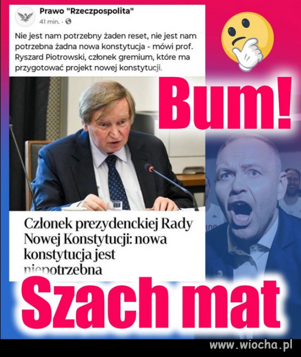 Wybitnie zapowiada się ten projekt nowej Konstytucji 
