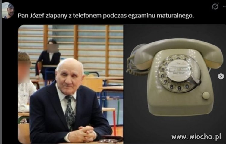 Powodzenia dla Pana Józefa
