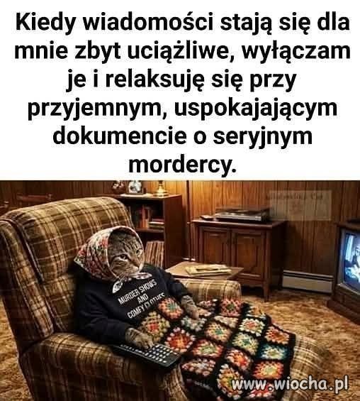 Dokumenty o seryjnych mordercach mnie relaksują