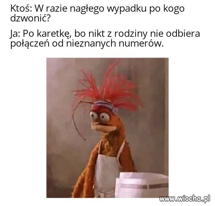 Nikt ogólnie ode mnie nie odbiera