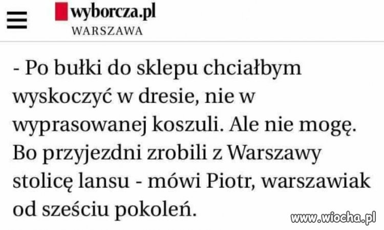 Biedny Warszawiak