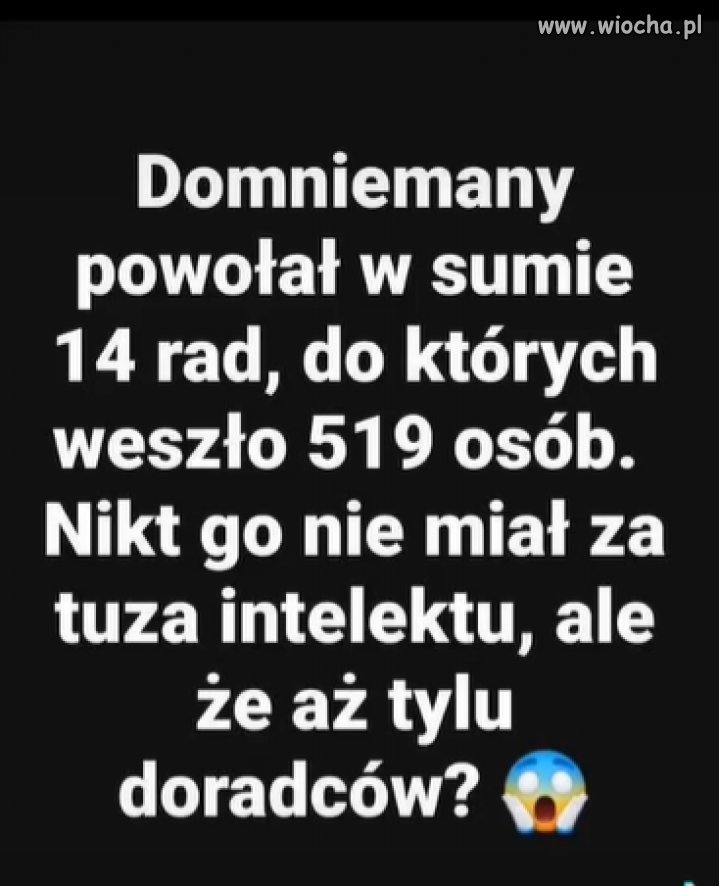 Kwestią jest niska jakość doradców antyprezydenta Batyra.