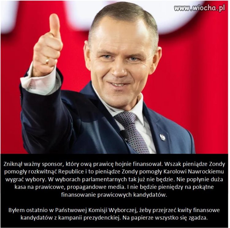 Prawaki, kasy nie będzie!