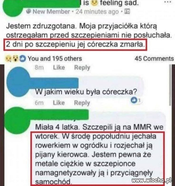 2 dni po szczepieniu zmarła
